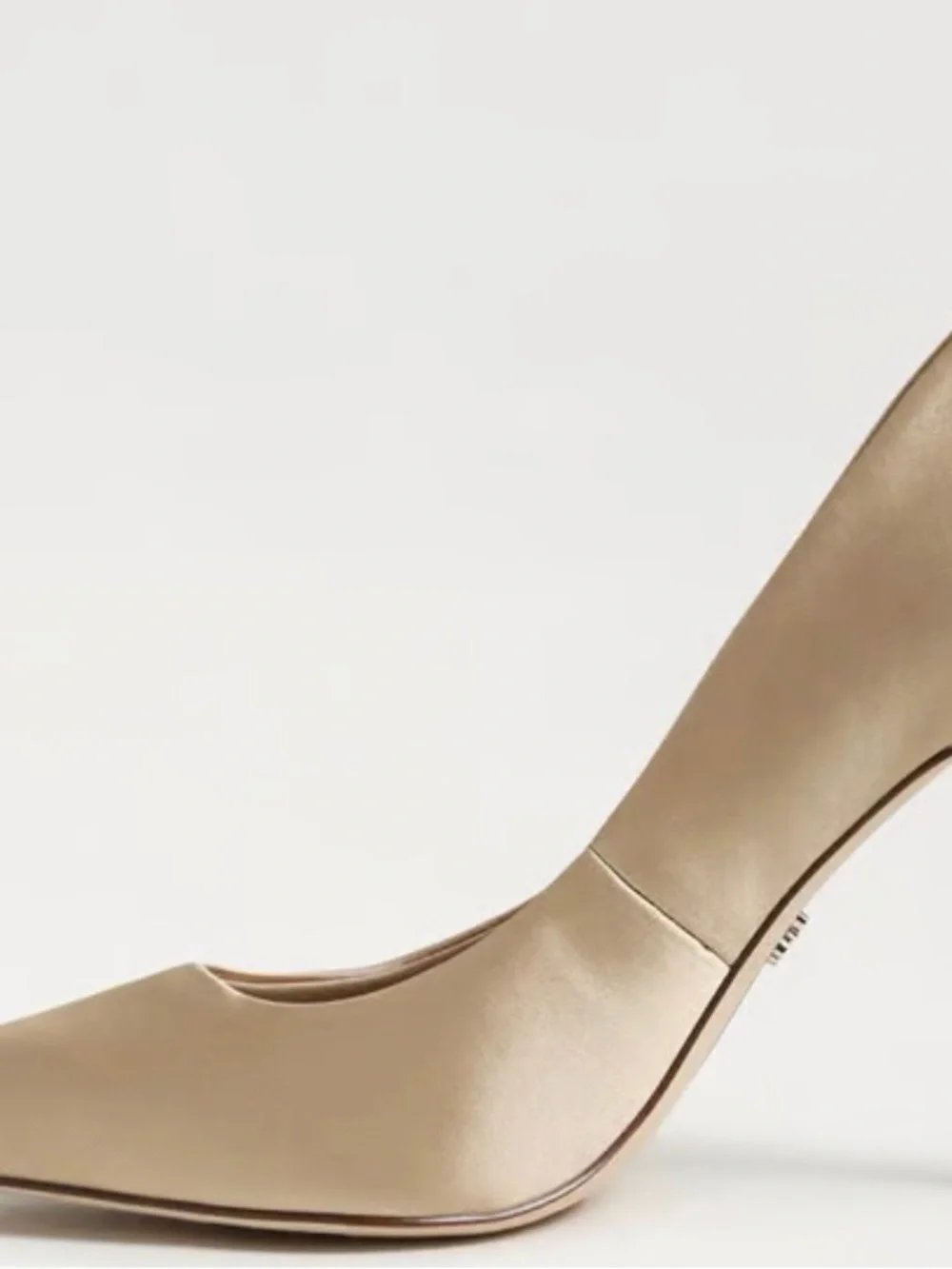 Sam Edelman Women's Nude Pointed-Toe Stiletto Pump